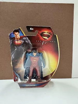 Superman Man Of Steel Armor Suit Superman 3.75 Inch Action Figure Mattel Y9217 • $13.94