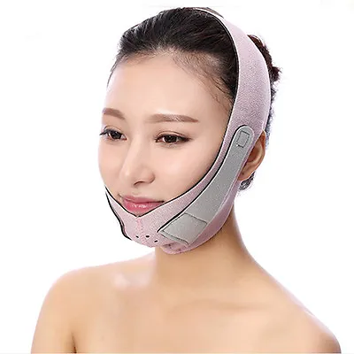 $7.41 • Buy Facial Slimming Chin Cheek Band Strap 3D Mask, Double Chin Reducer V Shape Face
