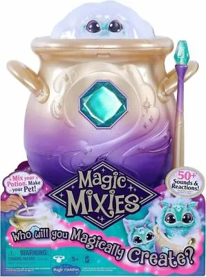 Moose Toys Magic Mixies Magical Misting Cauldron With 8 Inch Plush Toy • $70