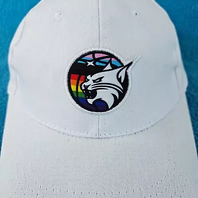 MN Lynx Pride Hat WNBA Baseball Cap Strapback Adjustable White Rainbow Accents • $14.99