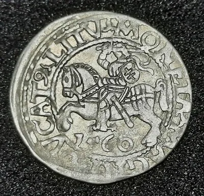 1560 Poland/Lithuania Medieval 1/2 Half Groschen Groat Silver Coin. Sigismund II • $48.75