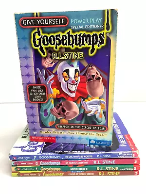 Goosebumps Books Lot Of 5 Books Vintage 38262947 P/B 1990's R.L.Stine • $31.99