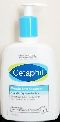 Cetaphil Gentle Skin Cleanser 473ml -Hydrates As It Cleanses*FAST 🇬🇧 DELIVERY* • £16.99