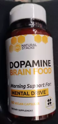 * Natural Stacks Dopamine Vitamin Mental Drive Caps Exp 09/24 #3971 • $13.98
