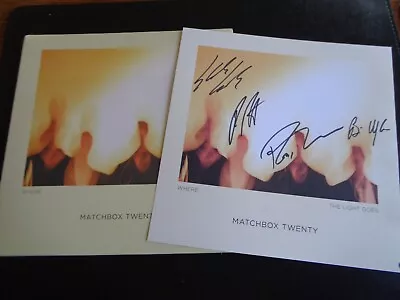 Matchbox Twenty Where The Light Goes Lp & Band Signed /autograph 12  Print • $249.01