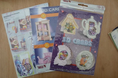 £15 • Buy 3 X Packs 3D Decoupage Sheets - Le Suh, TBZ Etc