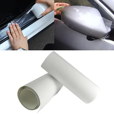 $7.91 • Buy Clear Door Sill Edge Paint Protect Vinyl Cover Film Sheet Anti Scratch Sticker