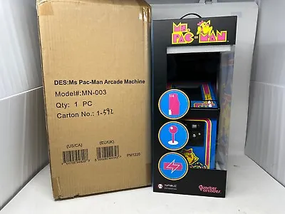 NEW Numskull Quarter Arcade MS. PAC-MAN 1/4 Scale Mini Arcade Cabinet Replicade • $499