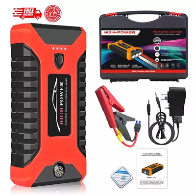 99800mAh Car Jump Starter Booster Jumper Box Power Bank Battery Charger Portable • $32.55