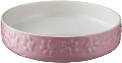 Mason Cash Paw Cat Saucer Cat Food Bowl Water Dish Pet Feeding Plate Colour Mix • £7.50