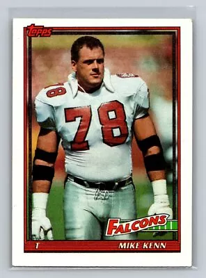 1991 Topps #583 Mike Kenn Atlanta Falcons Football Card • $1.57
