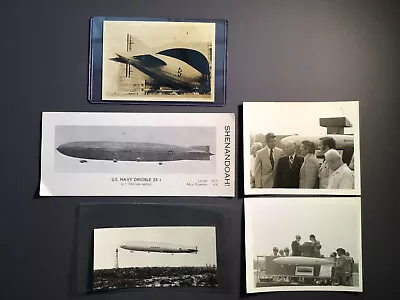 Lot Of 5 Photos And RPPC Goodyear USS Navy Dirigible Shenandoah 1924 • $65