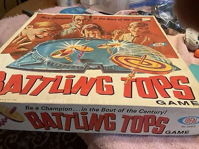 Vintage Battling Tops 1968 Game Ideal Corp Rare! • $60