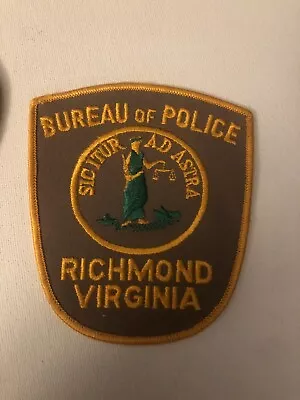 Virginia  Police  -   Richmond Bureau Of  Police VA  Police Patch • $0.99