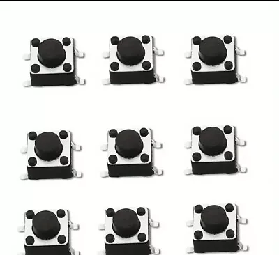 150pcs 4 Pin Miniature Micro Momentary Tactile Tact Touch Push Button Switch  • $10.45