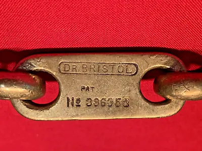 Vintage Collectible English Horse Jointed Bit Marked Dr. Bristol Pat No 396353 • $45
