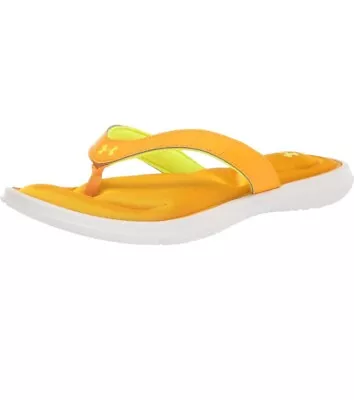 NEW Women's UA Marbella VII T Comfort Flip Flop Thong Sandals Cruise Gold Sz 10 • $44.97