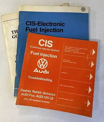 Vintage Volkswagen Technician Service Manuals CIS Electronic Fuel Injection 1984 • $15