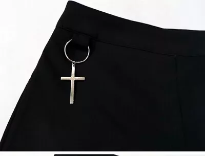 Summer Punk Rock Women's Shorts Sexy Cross Ring Hanging Ornament Summer Fashion  • $57.83