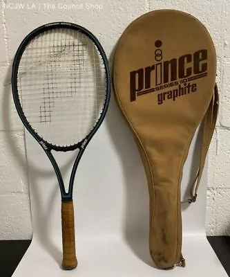 Vintage 1980's Prince Tournament Graphite Series 110 Tennis Racquet • $25