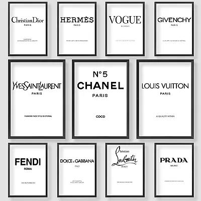 £3.99 • Buy Fashion Designer Poster Quotes Home Gift Wall Fun Art Poster Print Picture