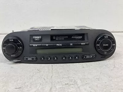 2000-2003 VW Beetle Monsoon Radio Stereo W Cassette 1C0 035 157 D Oem W Warranty • $99.95