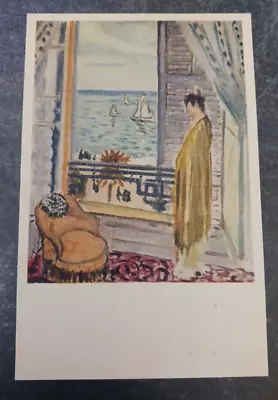 Vtg Postcard Matisse By The Window Painting Jaffe Heliochrome Art Unposted • $9.95