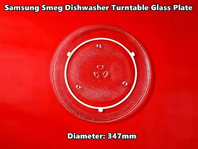 Samsung Sharp Microwave Oven Glass Turntable Plate Platter 347mm (W4A) Brand New • $36