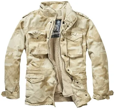 Brandit Jacket Men's Jacket Military M-65 Giant Parka 2 IN 1 Jacket Desert • $359.81