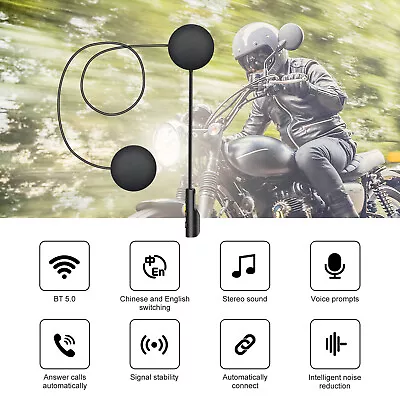 Wireless Bluetooth 5.0 Motorcycle Helmet Headset Headphone Speaker Hands-free • $17.99