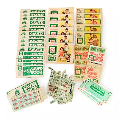 S&H Green Stamps Lot Of Books & Loose Stamps 30000+ Total • $44.95