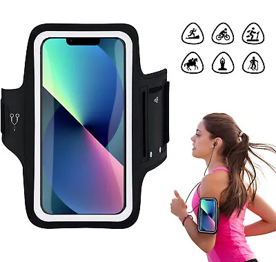 For IPhone 15 Plus 13 12 11 Pro Max XR Armband With Pods Holder Arm Band Case • $19.94