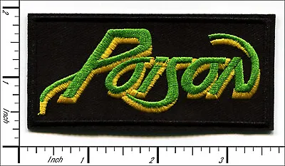 30 Pcs Embroidered Iron On Patches Poison Letter  Metal Rock AP025pS • $18.98