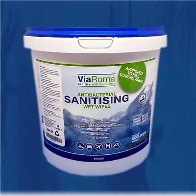 £15.95 • Buy Antibacterial & Antiviral Wet Wipes Sanitising 99.99% Effective Disinfectant 