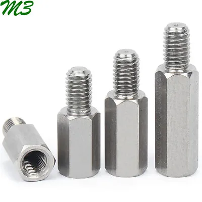 M3 Male-Female Stainless Steel Hex Column Standoff Support Spacer For PCB Board • $6.90