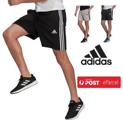 $39.99 • Buy  Adidas Men's 3 Stripe Essentials French Terry Shorts S M L XL XXL - Oz Stock