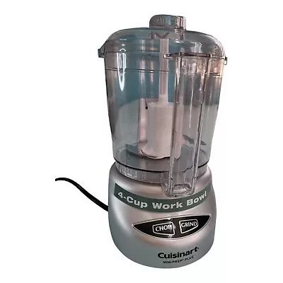 Cuisinart DLC-4CHB Mini-Prep Plus 4-Cup Food Processor Brushed Stainless Steel • $30