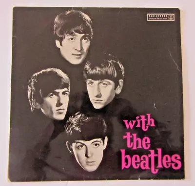 WITH THE BEATLES   1964  Australia Original Black/Yellow Label Mono  LP. 1N-1N • $135