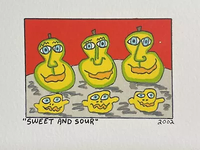 James Rizzi: Original Screen Print SWEET AND SOUR 3D Template 2022 Mini Series • $83.99