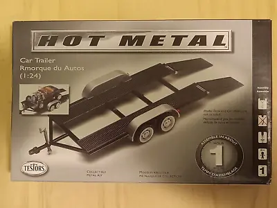 Testors  Hot Metal 234 1/24 Scale Car Trailer Metal Model Kit • $14.80