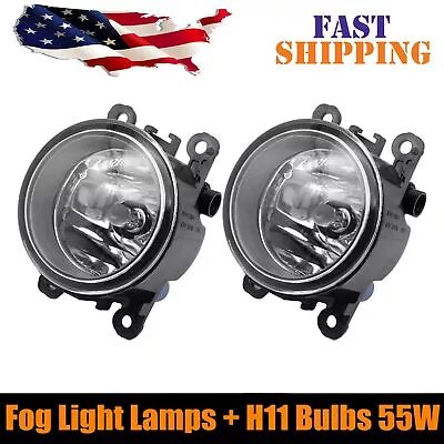 2Pack Fog Light Driving Lamp H11 Bulbs 55W Right Left Side Car Accessories Parts • $19.69