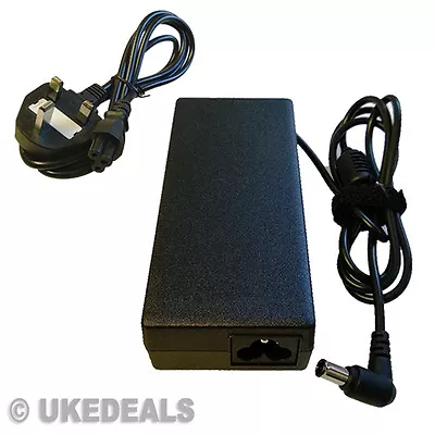 £9.98 • Buy For Sony Vaio VGP-AC19V19 PCG-7Y1M G30 Charger Adapter 90W + LEAD POWER CORD