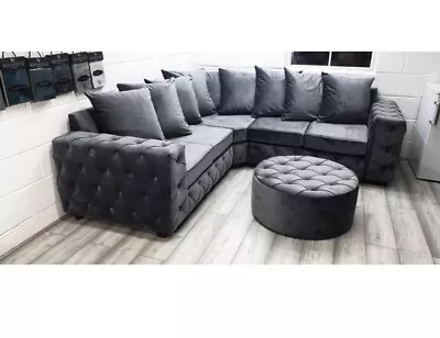 *FREE DELIVERY* Luxury Italian Chesterfield Corner Sofa/3 Seater/2 Seater/1 Seat • £899