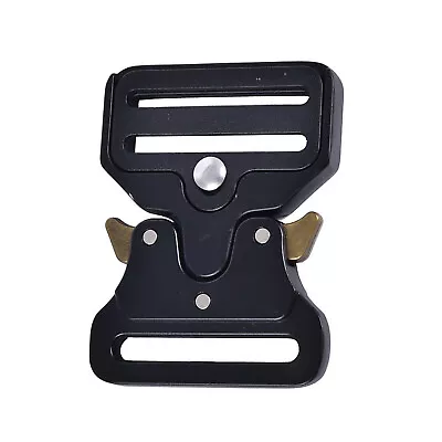 Quick Side Release Metal Strap Buckle Black For Bags Luggage Webbing Sewing K • $8.97