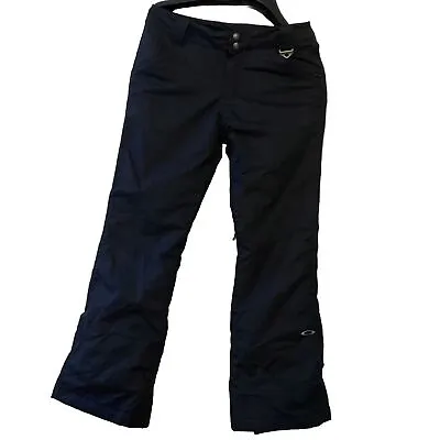 Oakley Snow Ski Snowboard Pants Mens Insulated Sz M Regular Fit Black • $89