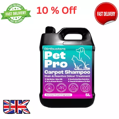 Dirtbusters Pet Pro Carpet Cleaner Shampoo Solution Deep Cleaning Stain Remover • £16