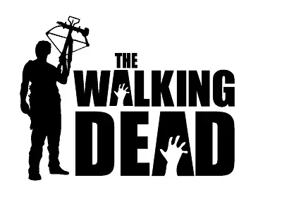 Decal Vinyl Truck Car Sticker - Zombie The Walking Dead Daryl Dixon V2 • $6.74