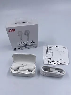 JVC - Marshmallow Plus True Wireless Headphones With Noise Cancelling - White • $27