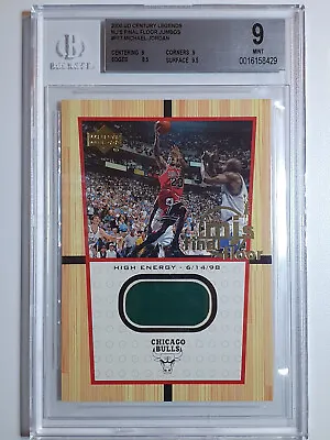 2000 Upper Deck Michael Jordan #FF7 Final Floor JUMBO GAME USED - BGS 9 (POP 5) • $554.54