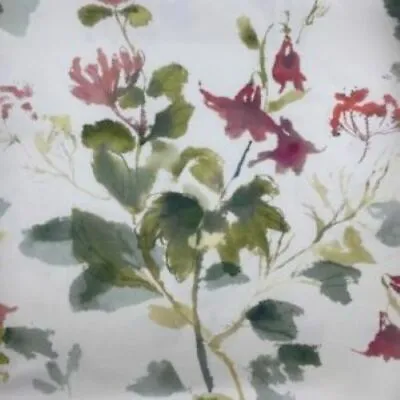 £1.50 • Buy Sanderson Honey Flowers Fuchsia Rose Curtain Fabric, Material 141cm Width
